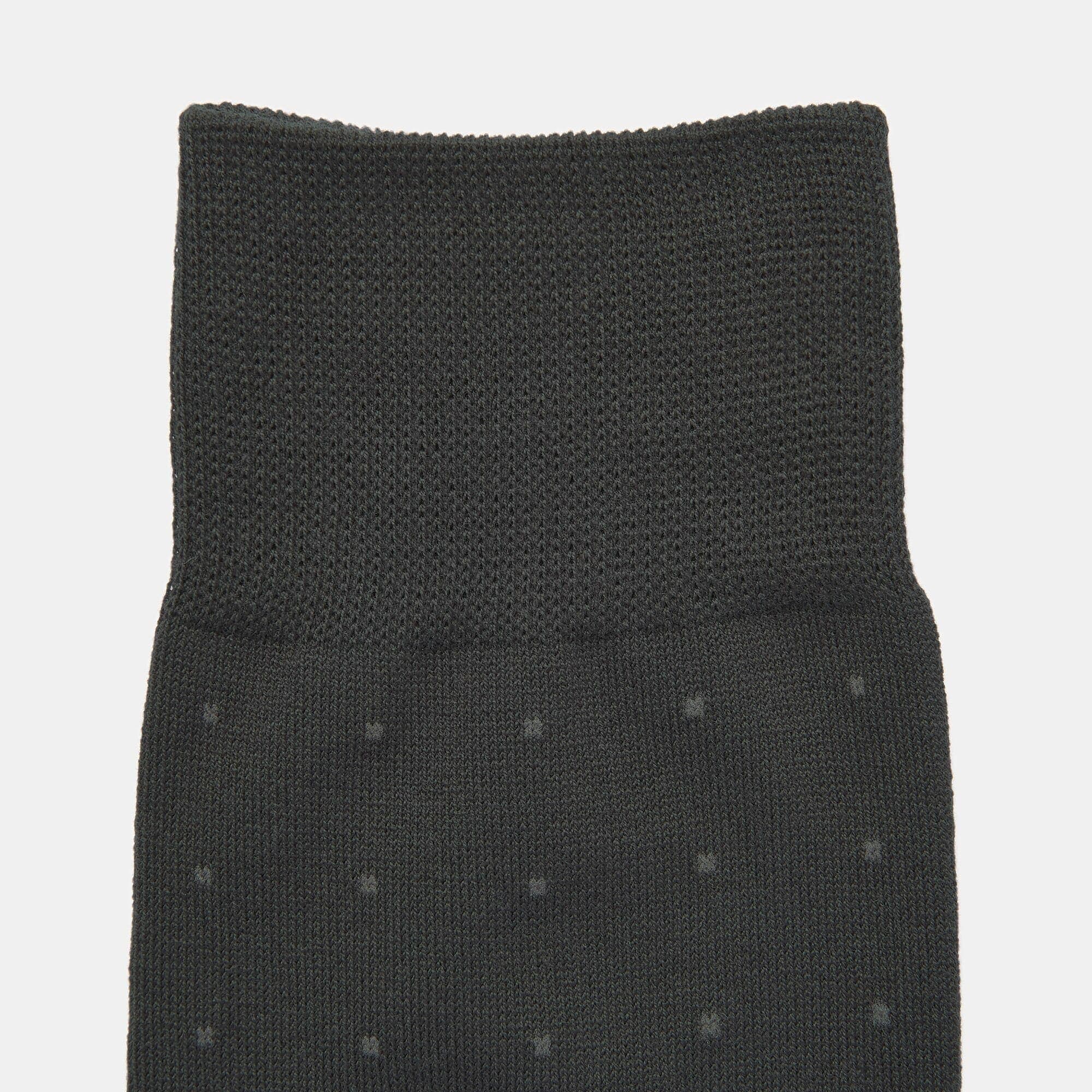 紳士　足なり直角　ビジネス靴下（ドット柄）