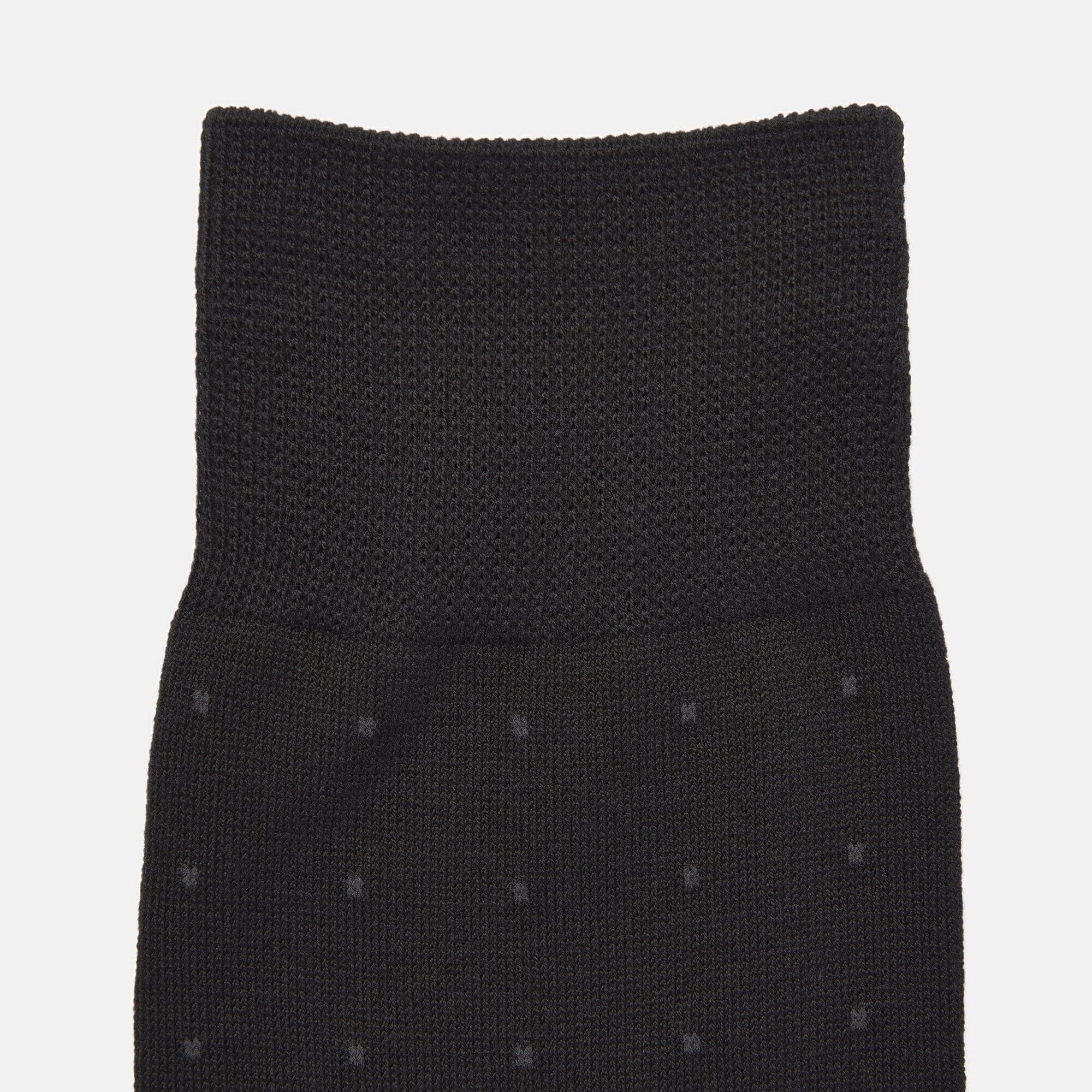 紳士　足なり直角　ビジネス靴下（ドット柄）