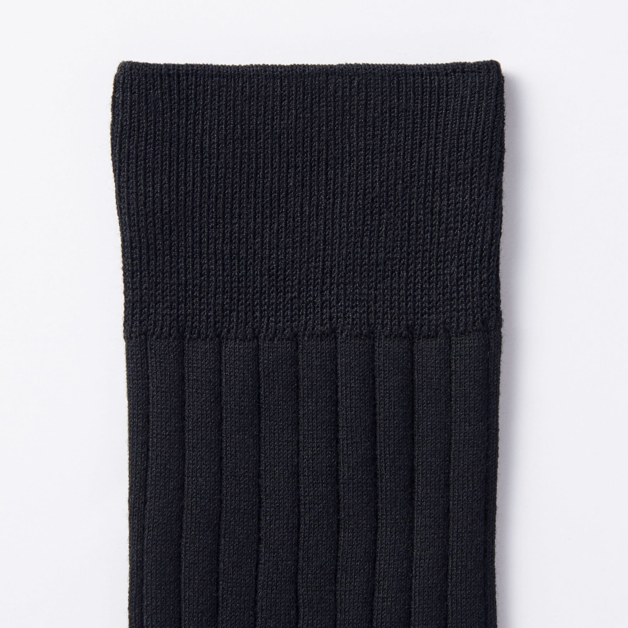 紳士　足なり直角　リブ編み　ビジネス靴下