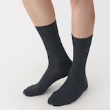 紳士　足なり直角　ビジネス靴下（無地）