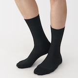 紳士　足なり直角　鹿の子編み　ビジネス靴下　※再生コットン