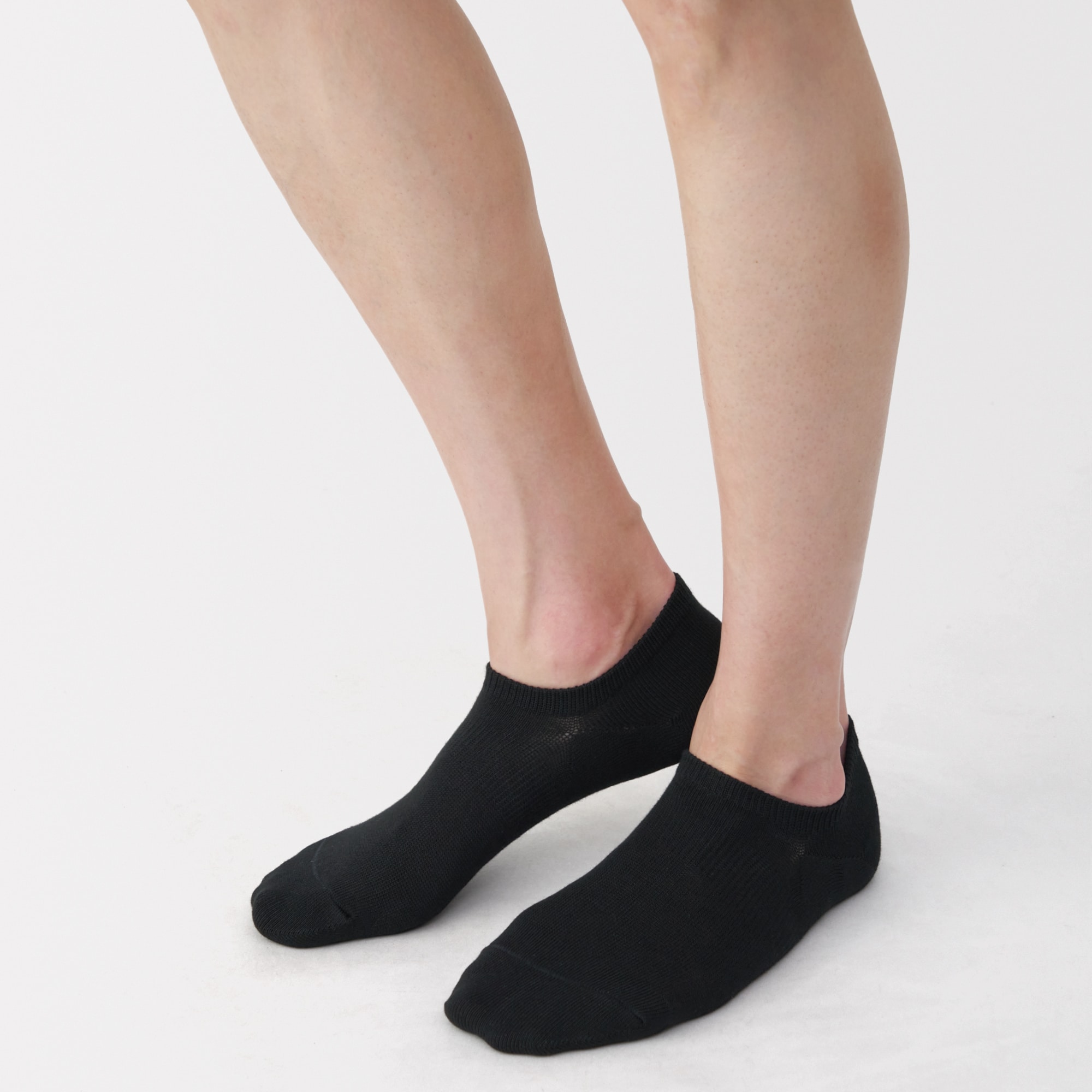 紳士　足なり直角　スニーカーイン（無地）