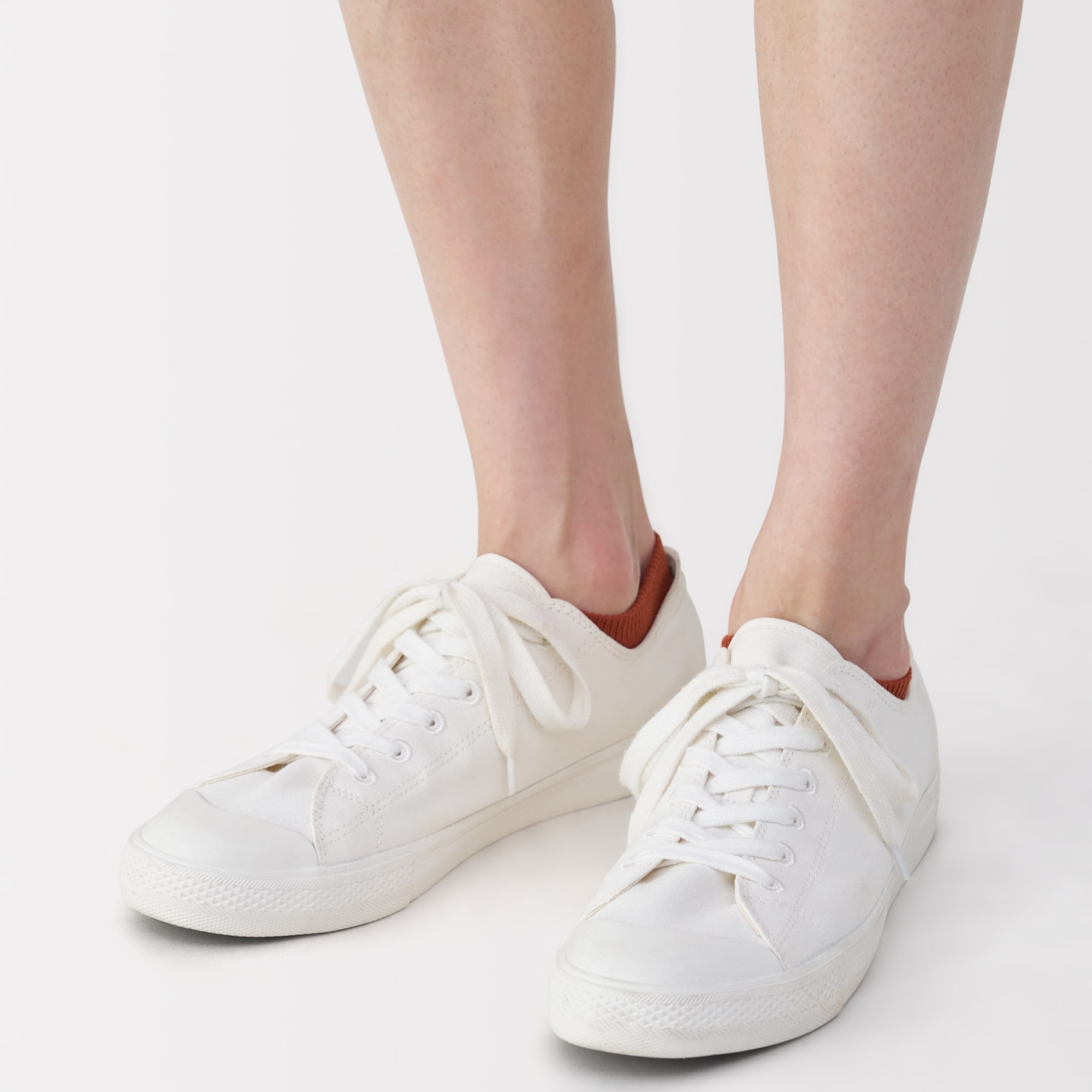 紳士　足なり直角　スニーカーイン（無地）