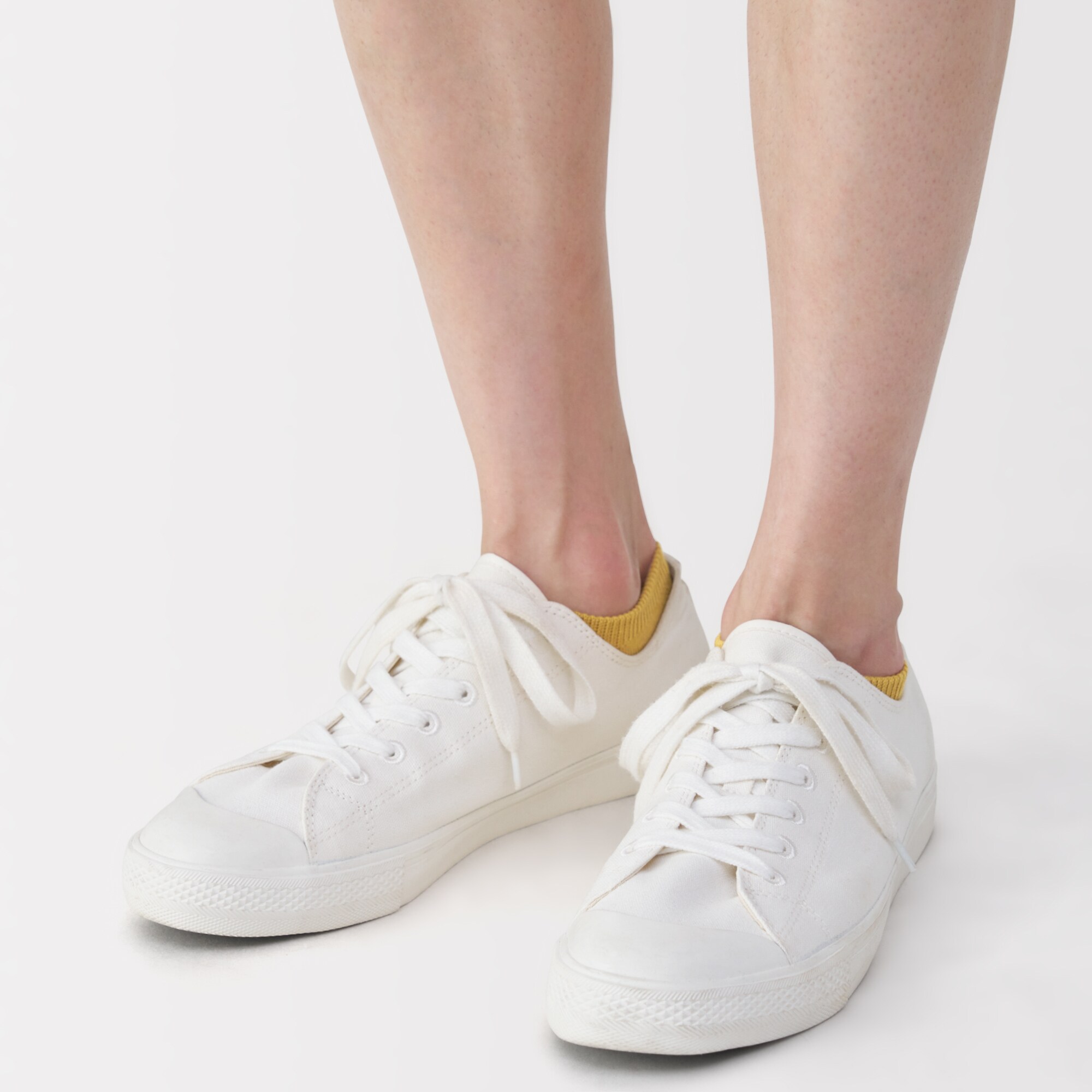 紳士　足なり直角　スニーカーイン（無地）