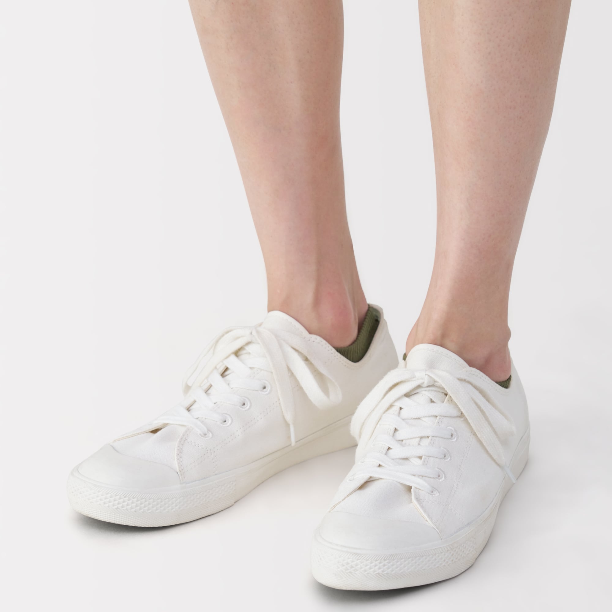 紳士　足なり直角　スニーカーイン（無地）