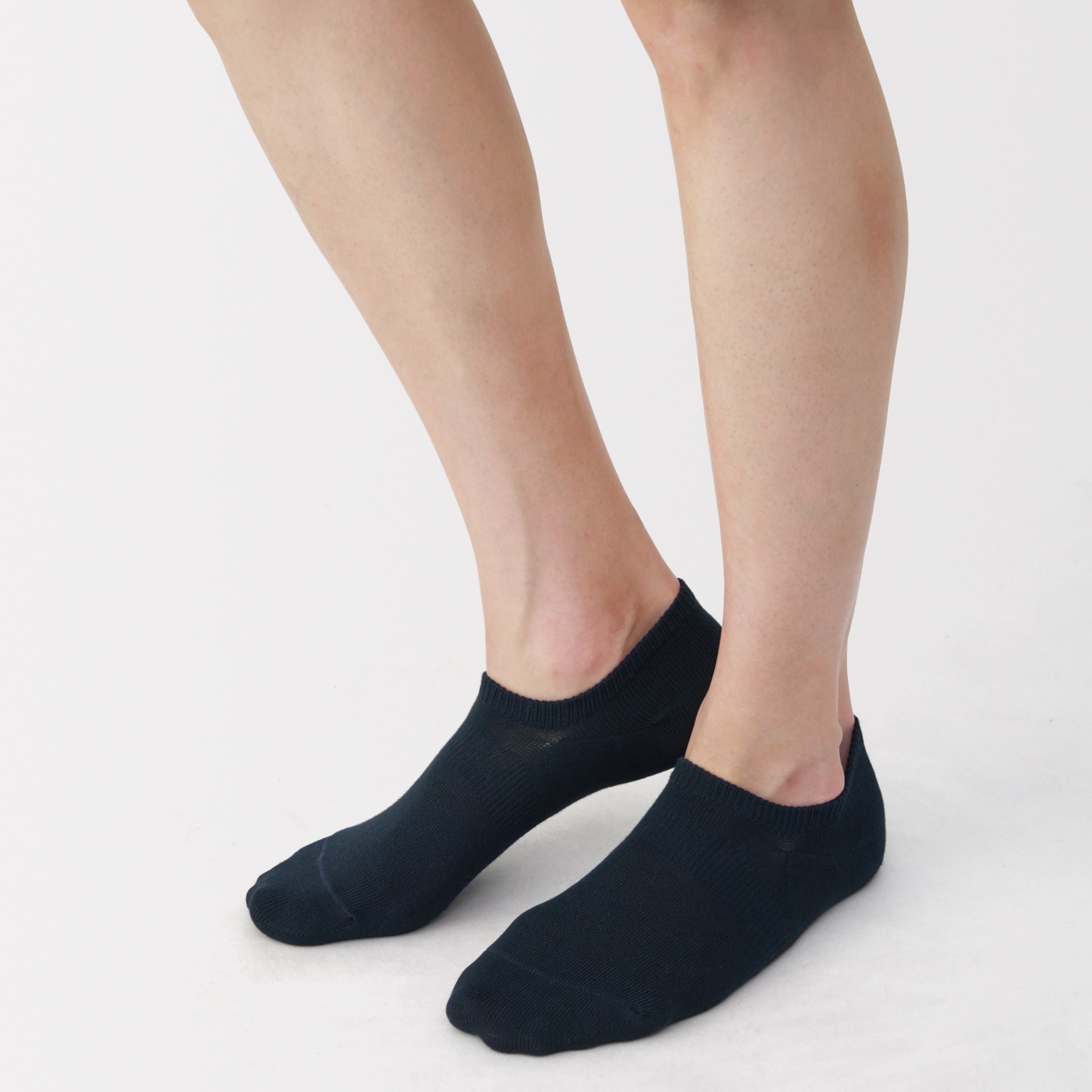 紳士　足なり直角　スニーカーイン（無地）