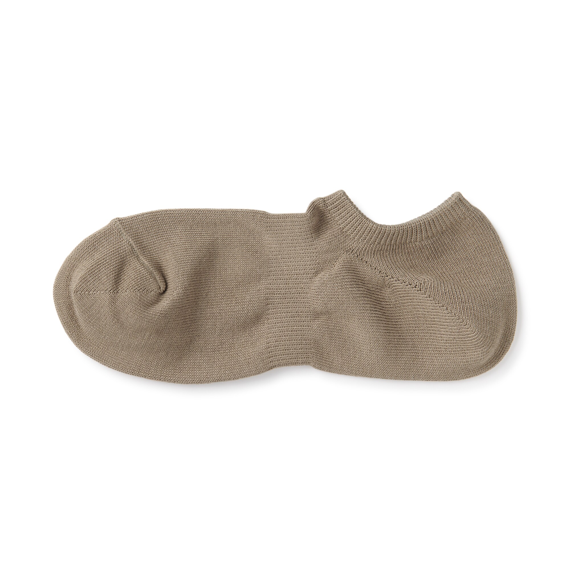 紳士　足なり直角　スニーカーイン（無地）