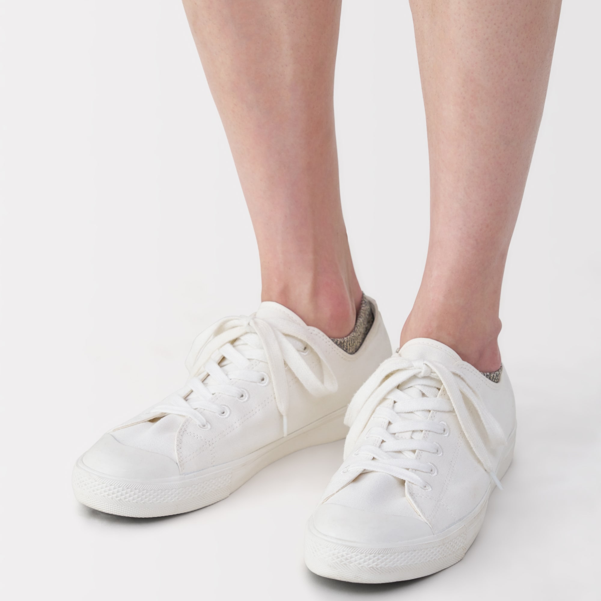 紳士　足なり直角　スニーカーイン（無地）