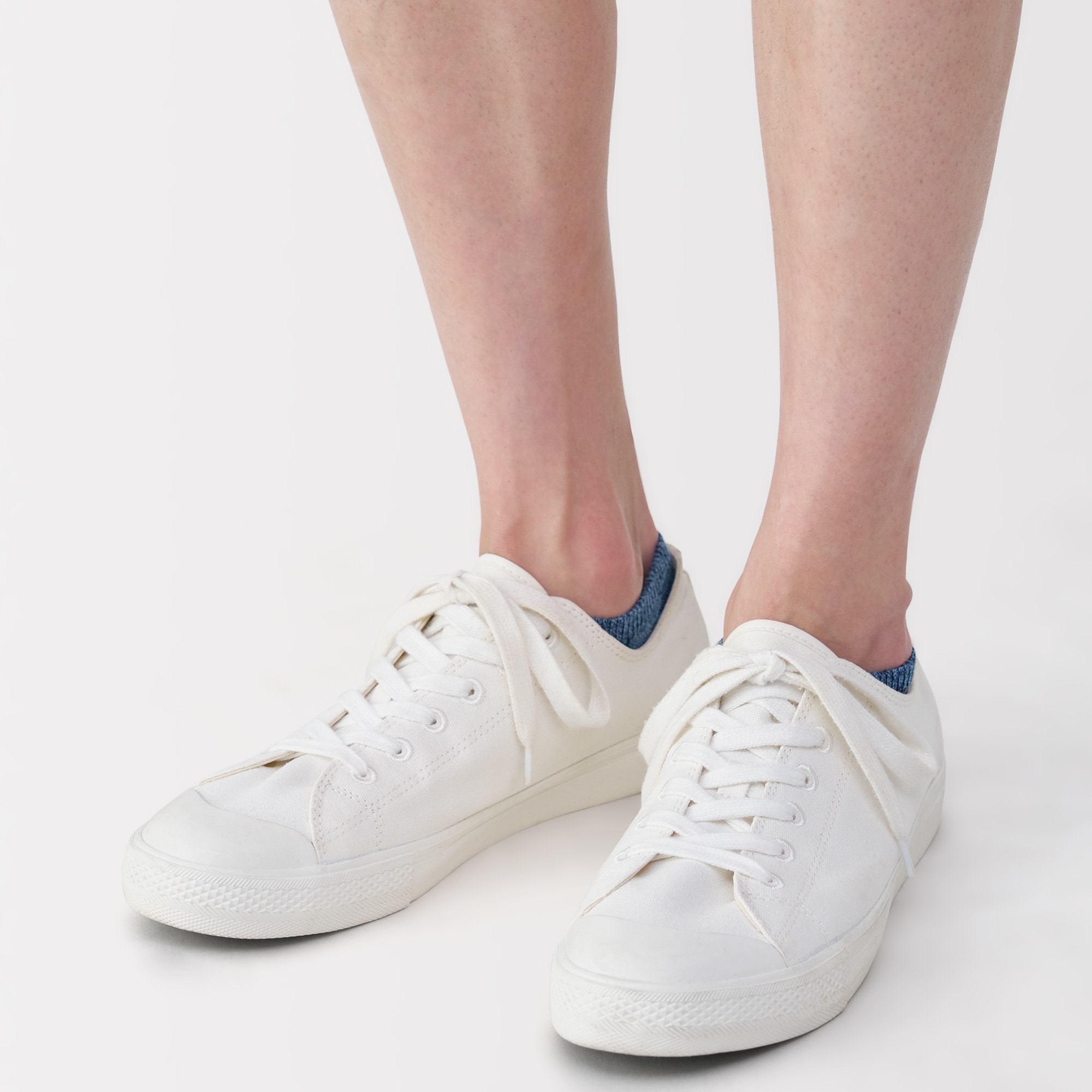 紳士　足なり直角　スニーカーイン（無地）