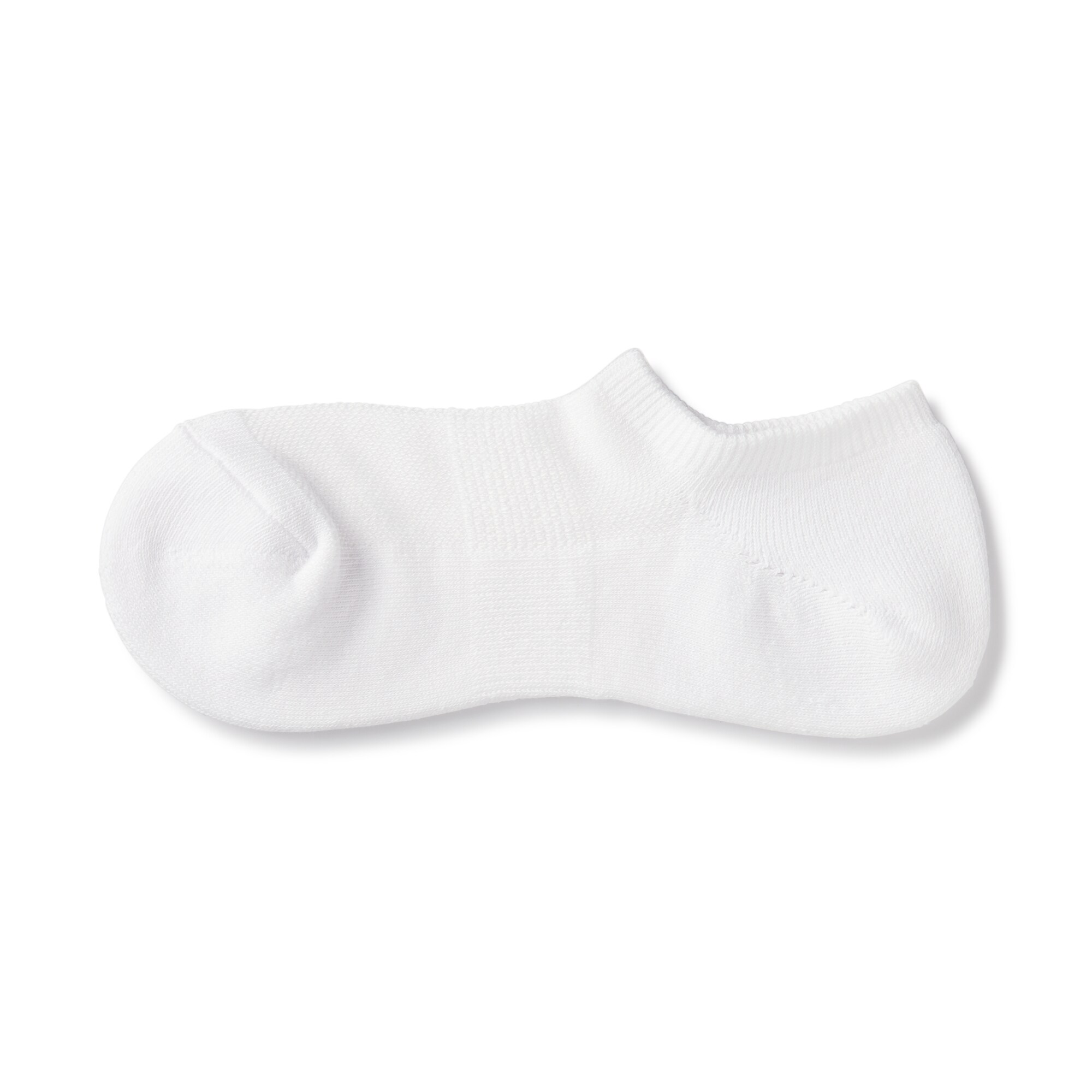 紳士　足なり直角　パイル編み　スニーカーイン（無地）