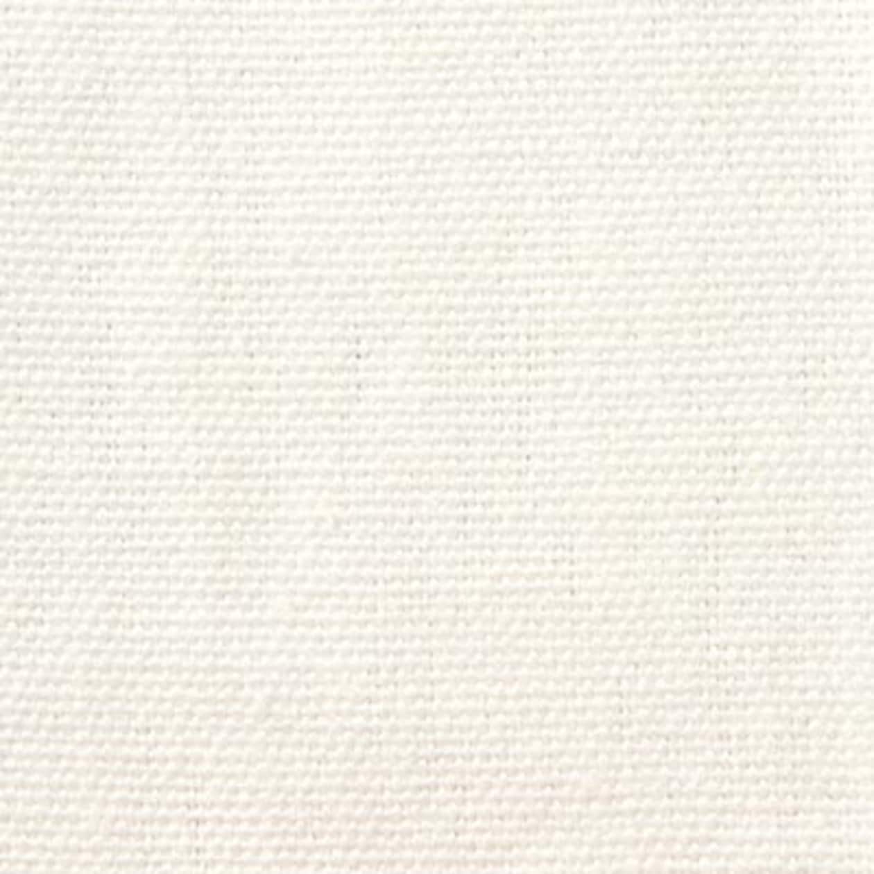 麻平織太番手プリーツカーテン／オフ白