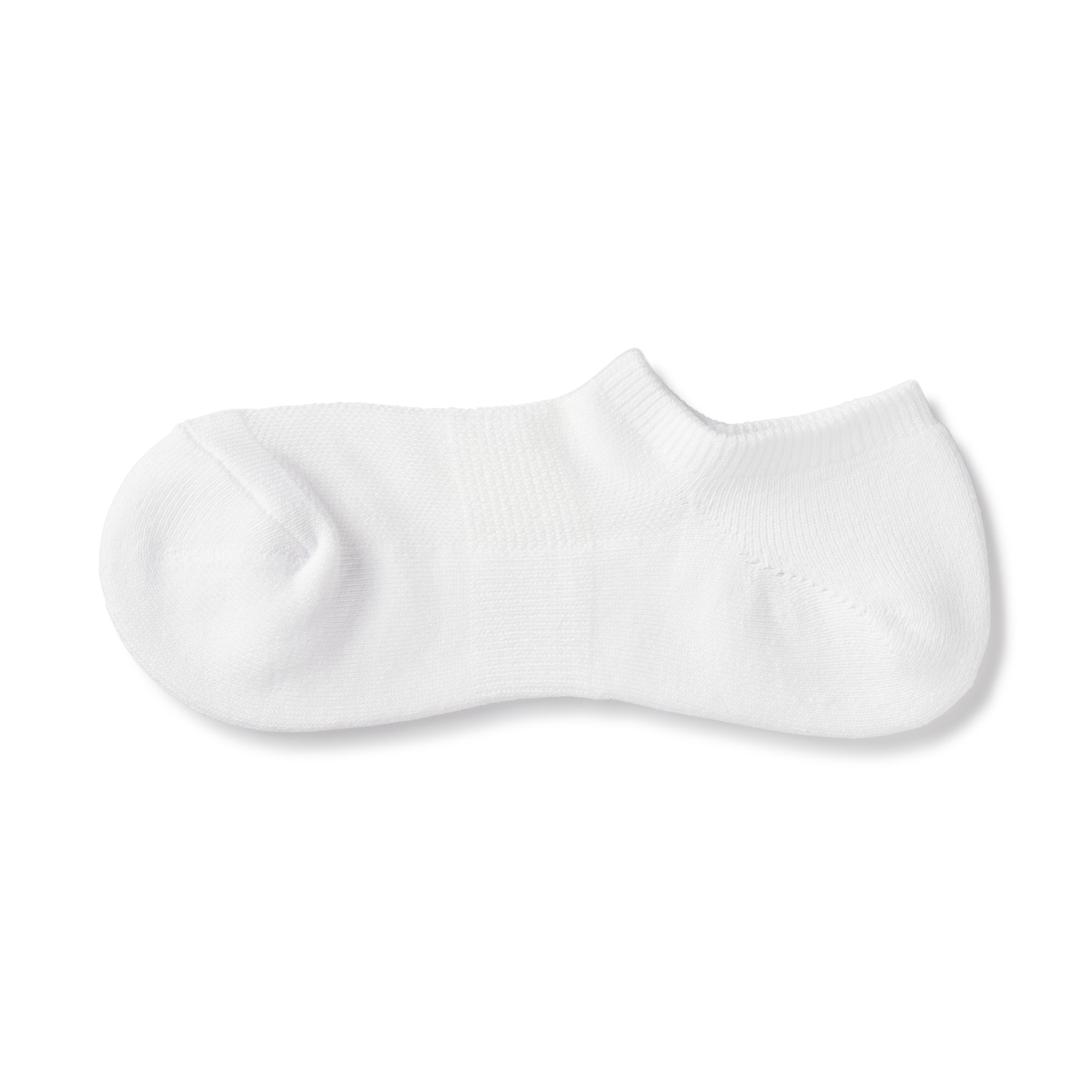 紳士　足なり直角　パイル編み　スニーカーイン（無地）