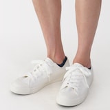 紳士　足なり直角　パイル編み　スニーカーイン（無地）