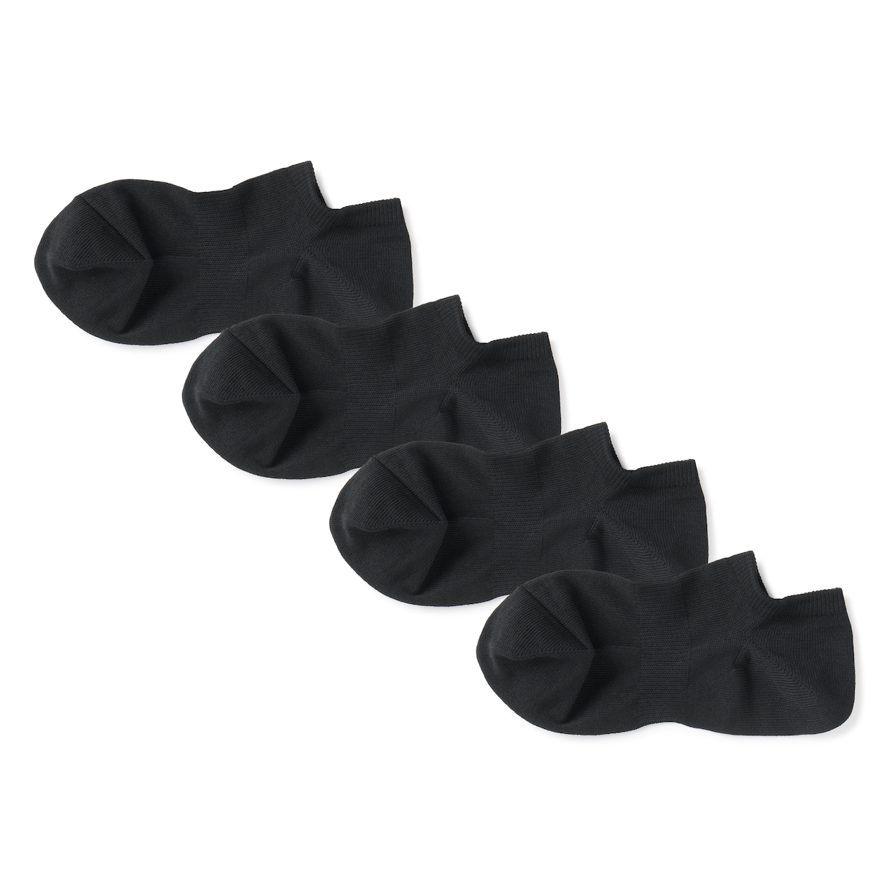 紳士　足なり直角　スニーカーイン（４足組）