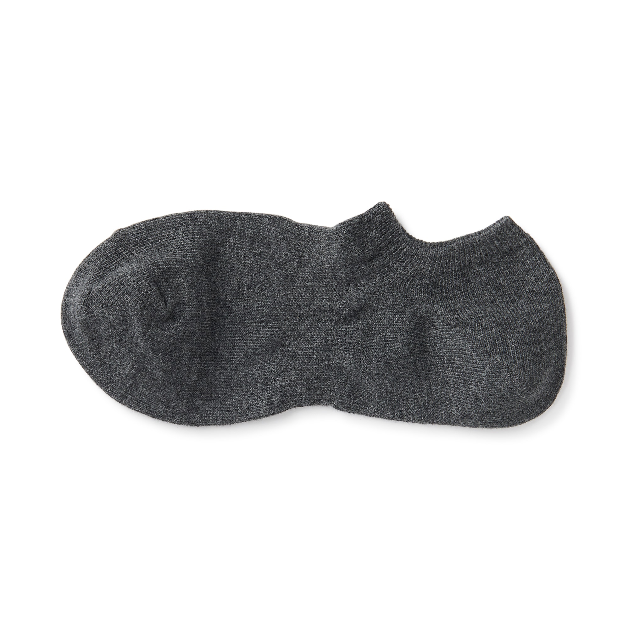 紳士　足なり直角　スニーカーイン（無地）※再生コットン