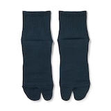 紳士　足なり直角　たび型ショート丈靴下