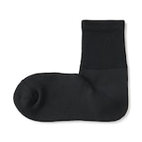 紳士　足なり直角　パイル編み　履き口のびのび　ショート丈靴下