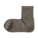 紳士　足なり直角　パイル編み　履き口のびのび　ショート丈靴下