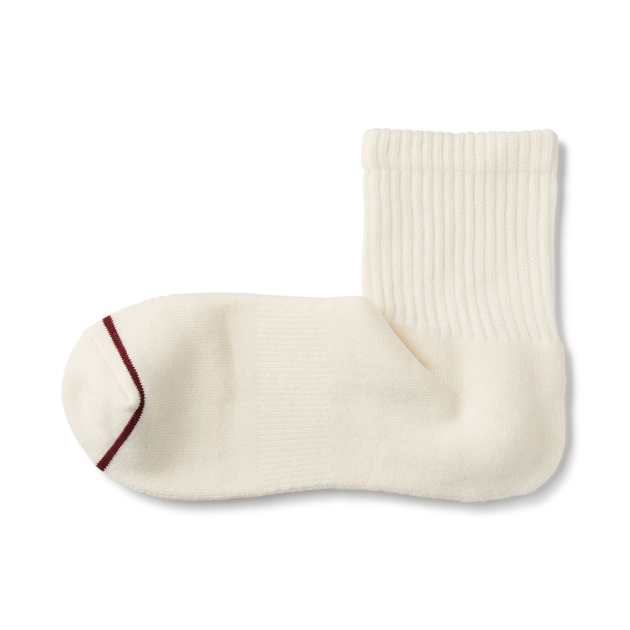 紳士　足なり直角　あったか綿　厚手ショート丈靴下（ウール入り）