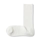 紳士　足なり直角　ズレ落ちにくいリブ編み靴下