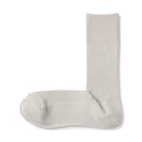 紳士　足なり直角　ズレ落ちにくいリブ編み靴下