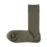 紳士　足なり直角　ズレ落ちにくいリブ編み靴下