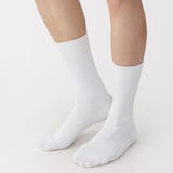 紳士　足なり直角　リブ編み靴下（４足組）