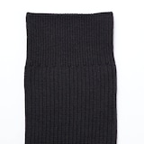 紳士　足なり直角　ズレ落ちにくいリブ編み靴下　※再生コットン