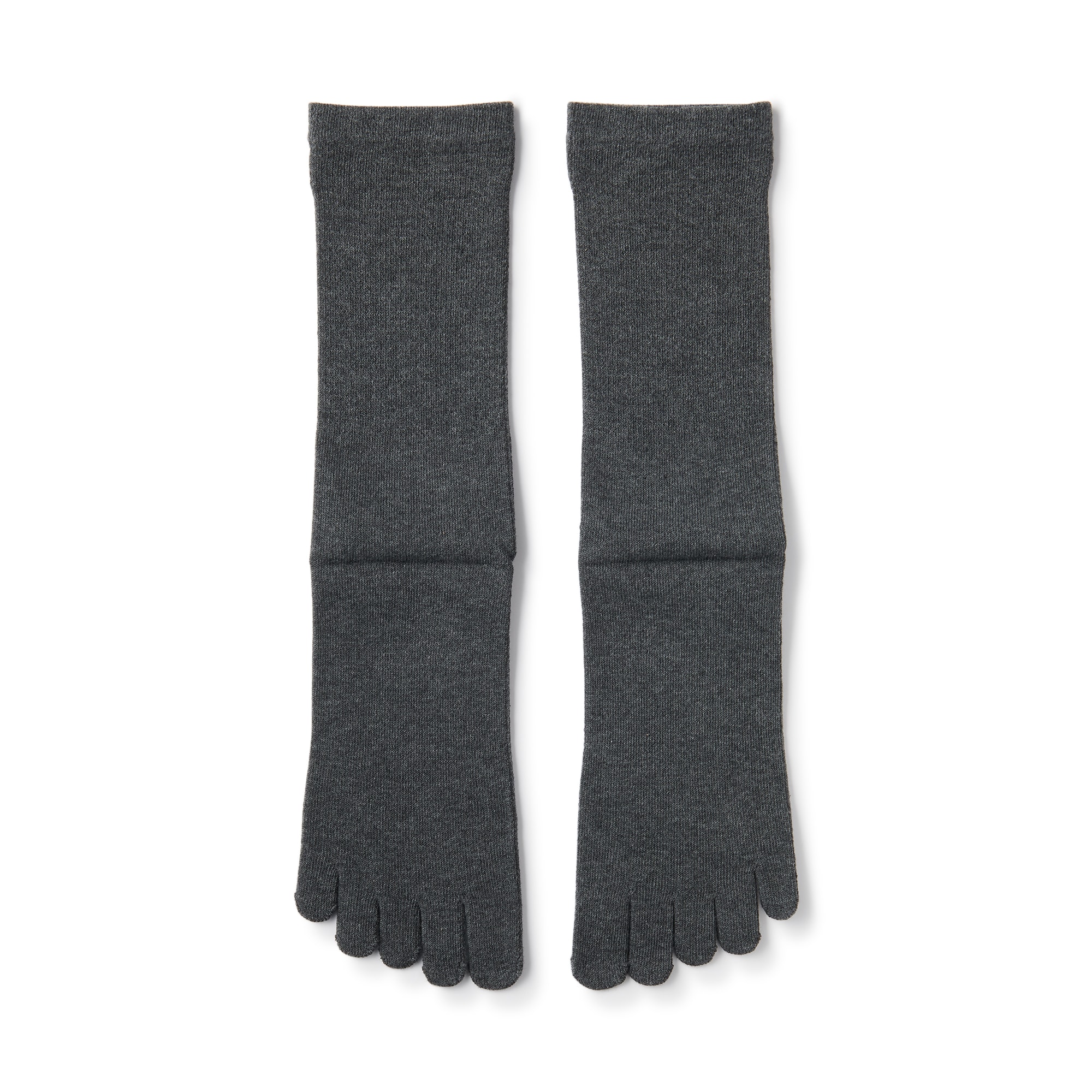 紳士　足なり直角　５本指靴下　※再生コットン