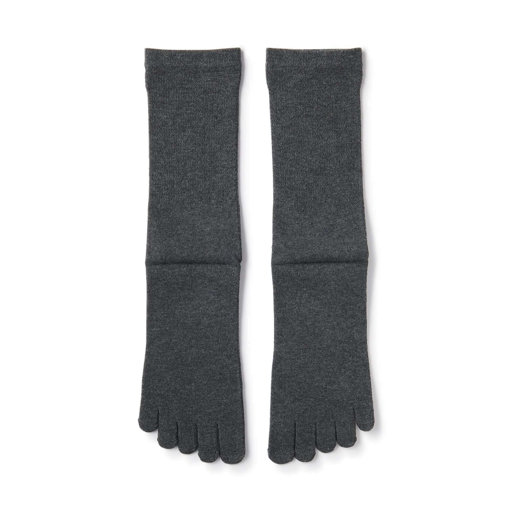 紳士　足なり直角　５本指靴下　※再生コットン