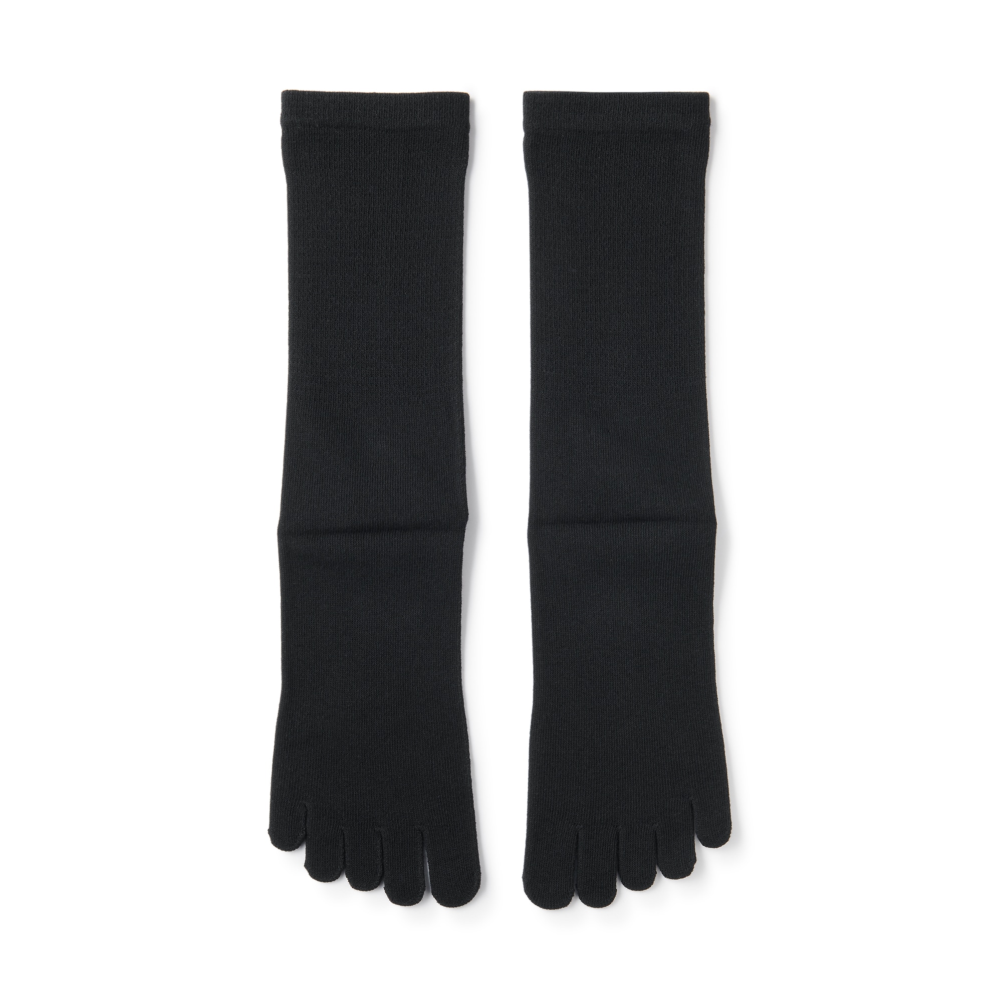 紳士　足なり直角　５本指靴下　※再生コットン