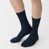 紳士　足なり直角　裏返しても履ける　靴下