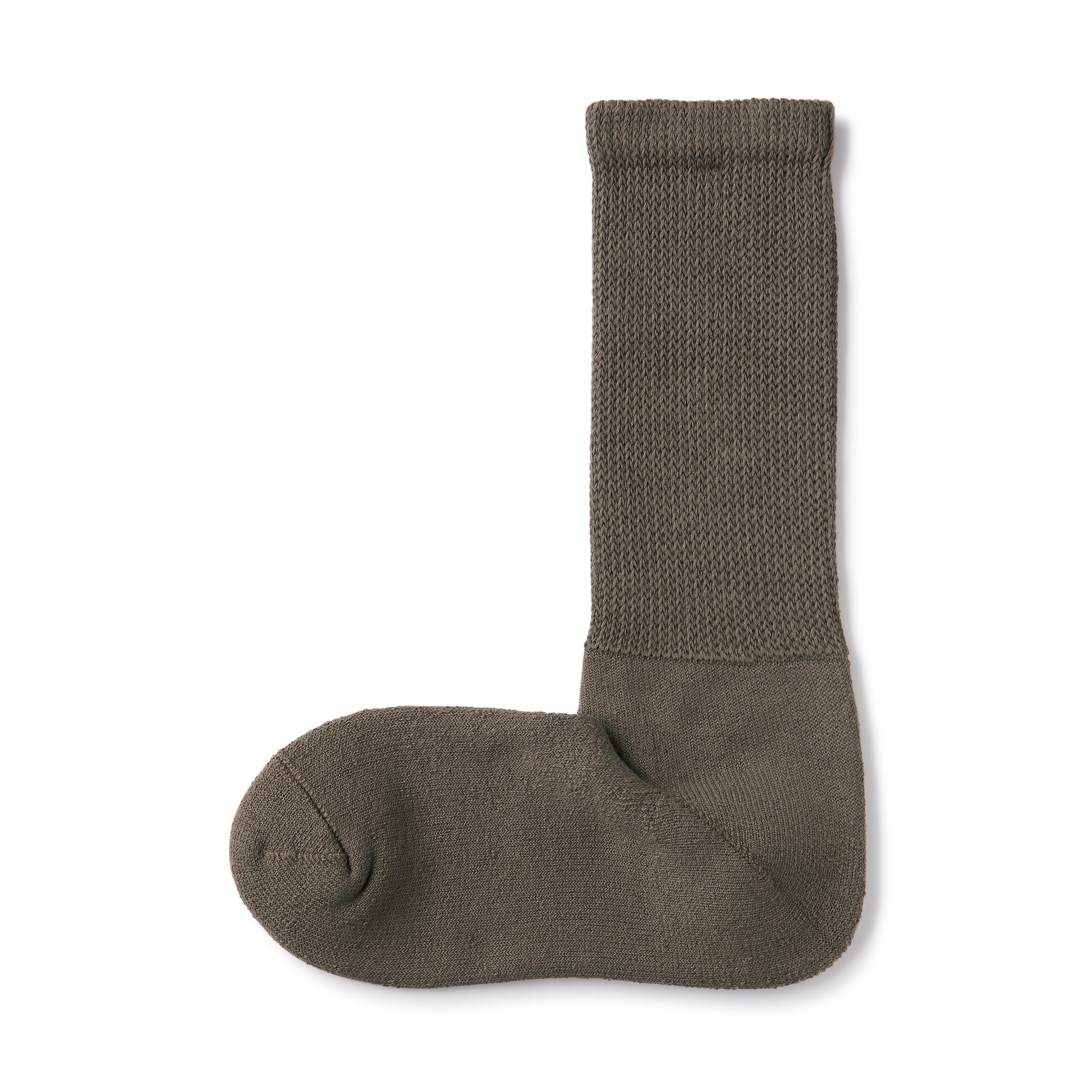 紳士　足なり直角　パイル編み　履き口のびのび　靴下