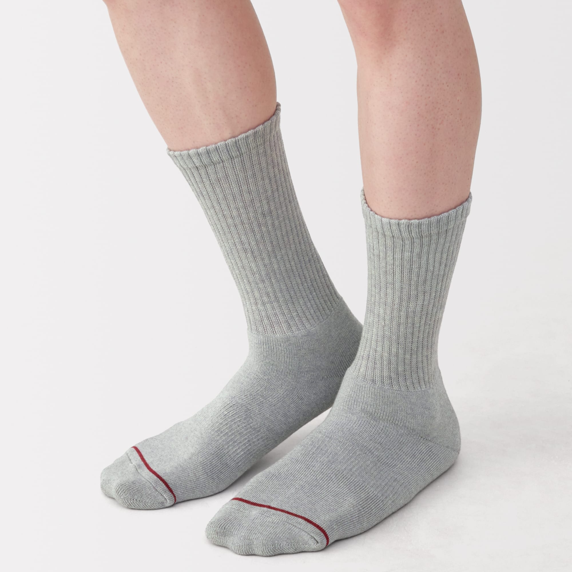 紳士　足なり直角　あったか綿　厚手靴下（ウール入り・無地）