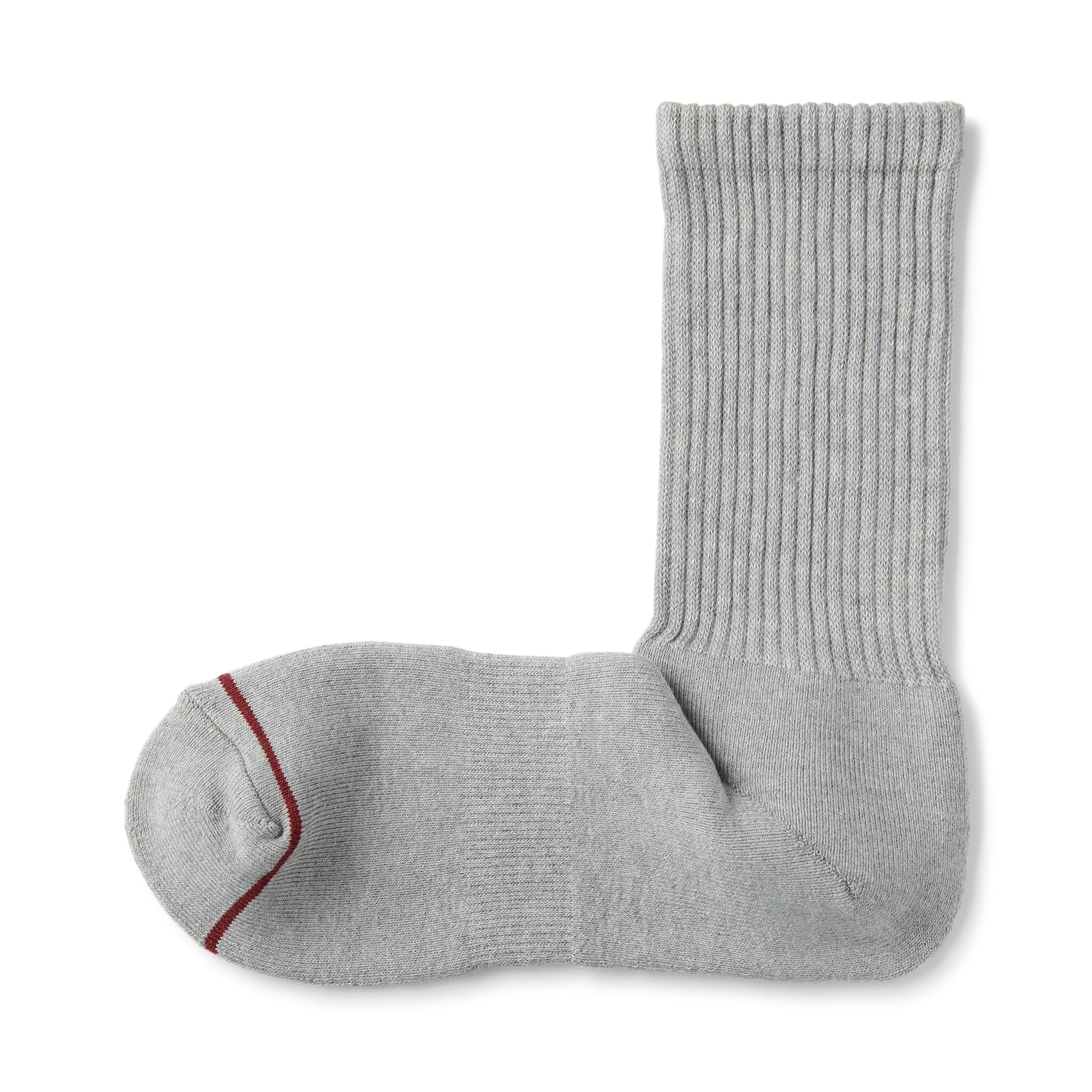 紳士　足なり直角　あったか綿　厚手靴下（ウール入り・無地）