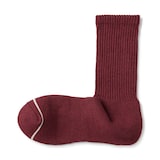 紳士　足なり直角　あったか綿　厚手靴下（ウール入り・無地）