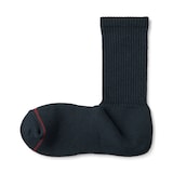 紳士　足なり直角　あったか綿　厚手靴下（ウール入り・無地）