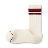 紳士　足なり直角　あったか綿　厚手靴下（ウール入り・ライン）