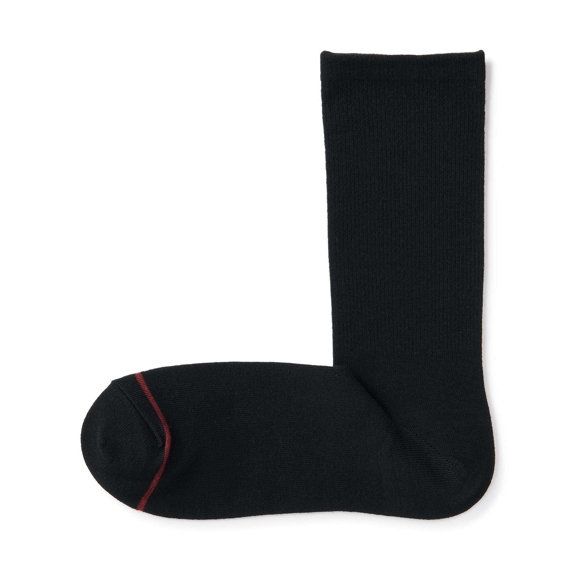 紳士　足なり直角　あったか綿　足首に沿う靴下（ウール入り）