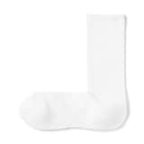 紳士　足なり直角　パイル編み　靴下