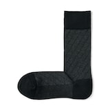 紳士　足なり直角　斜め柄　ビジネス靴下