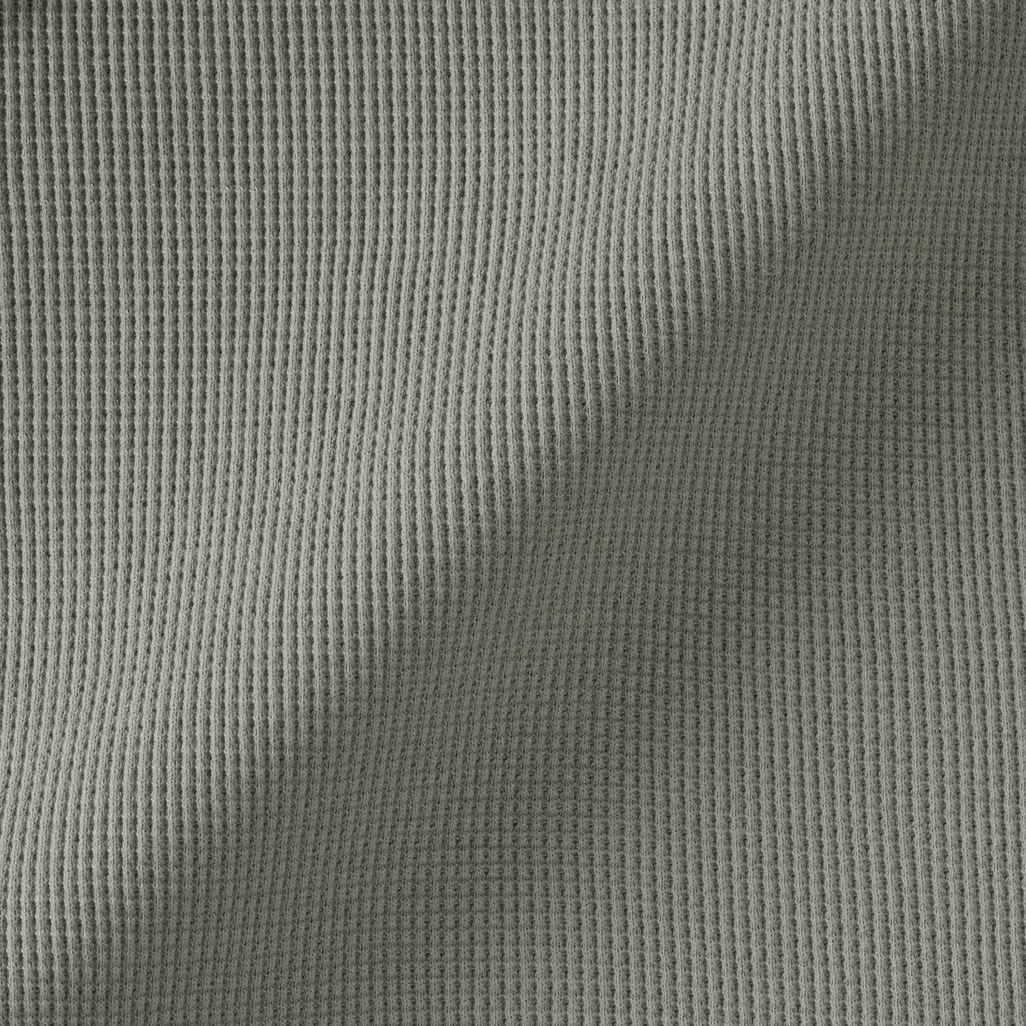 婦人　ワッフル編みハーフジッププルオーバー