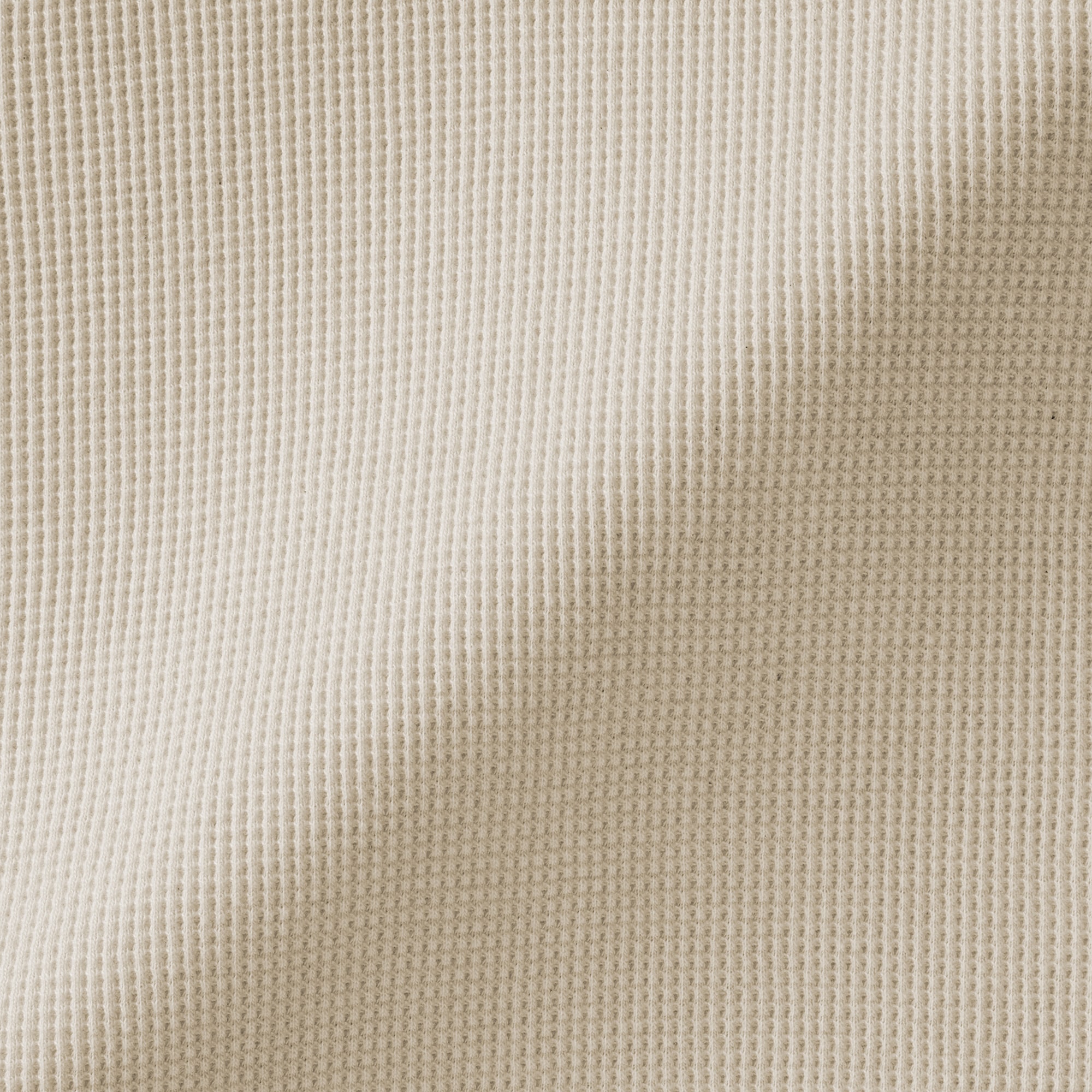 婦人　ワッフル編みハーフジッププルオーバー