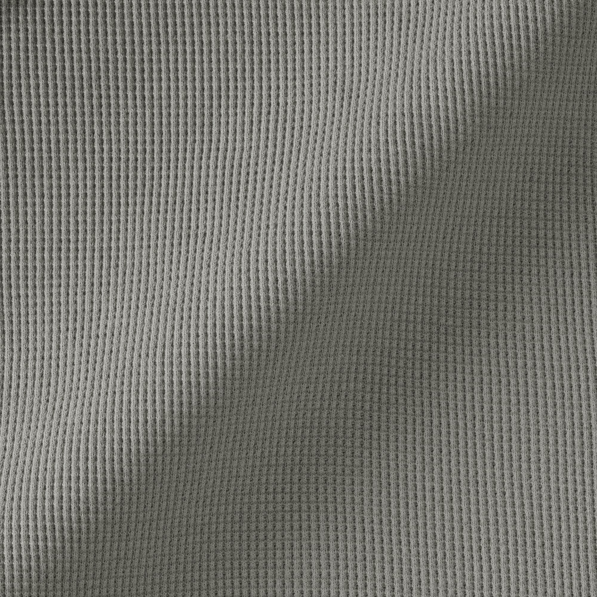 婦人　ワッフル編みハーフジッププルオーバー