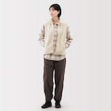 婦人　ボアフリースベスト