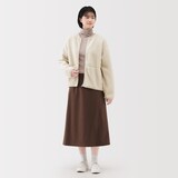 婦人　ボアフリースジャケット