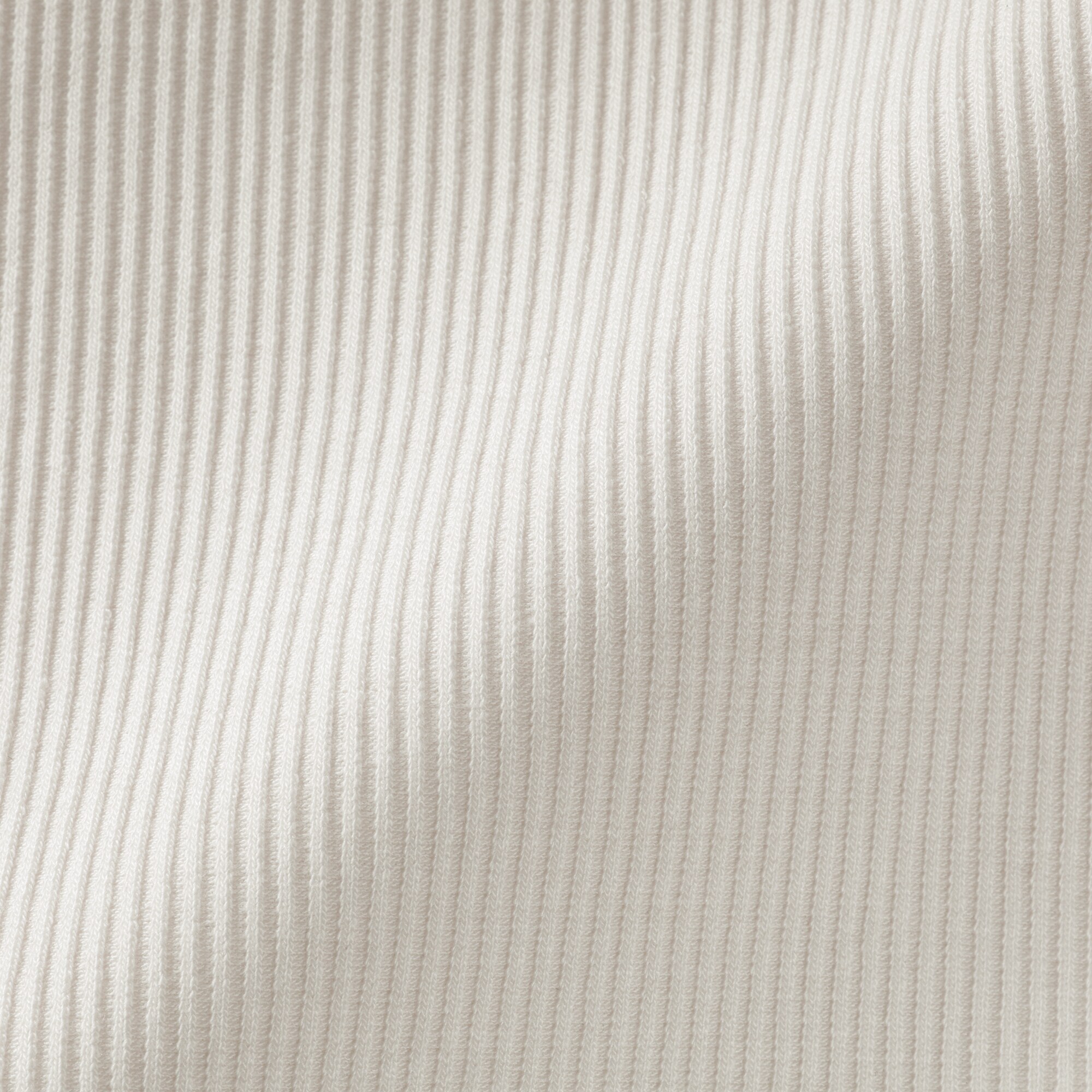 婦人　なめらかリブ編みクルーネック長袖カーディガン