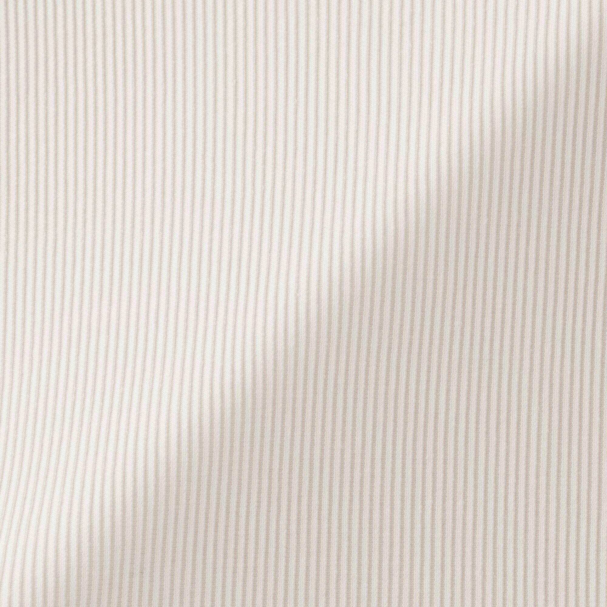 婦人　なめらかリブ編みクルーネック長袖Ｔシャツ