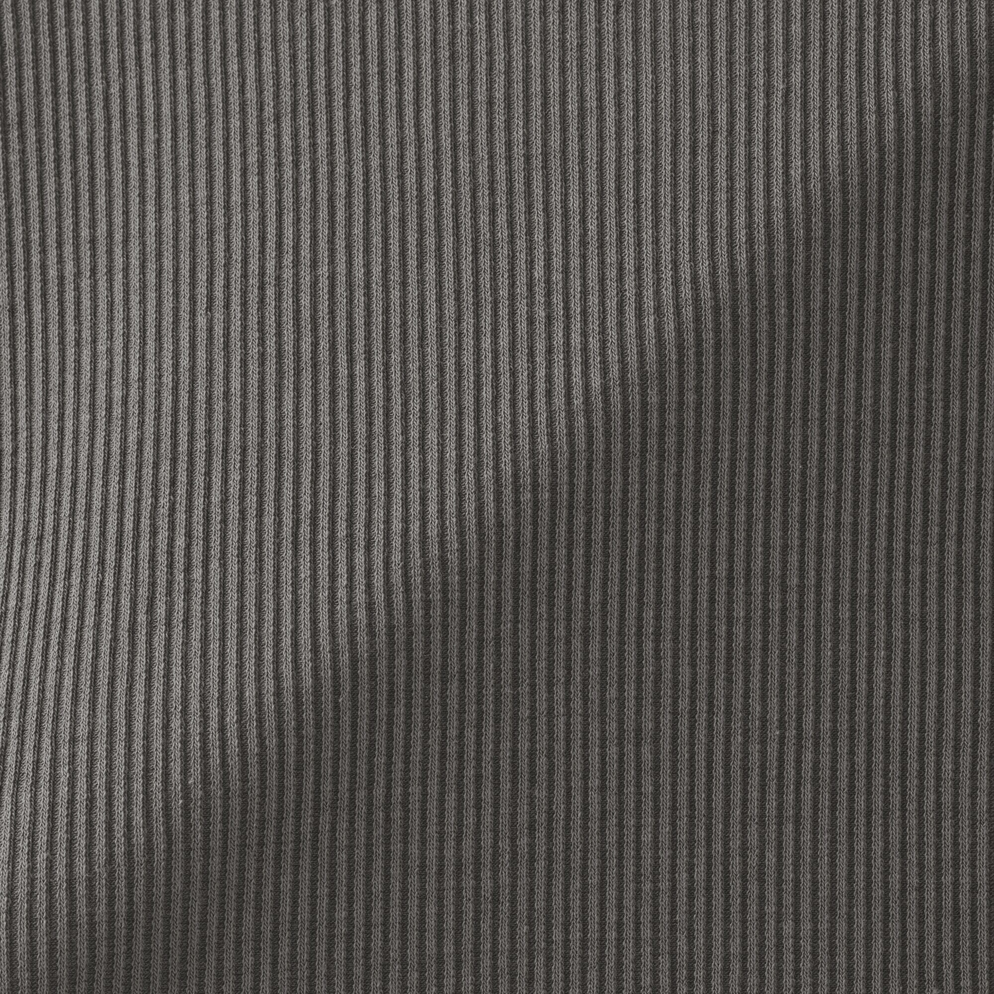 婦人　なめらかリブ編みクルーネック長袖Ｔシャツ