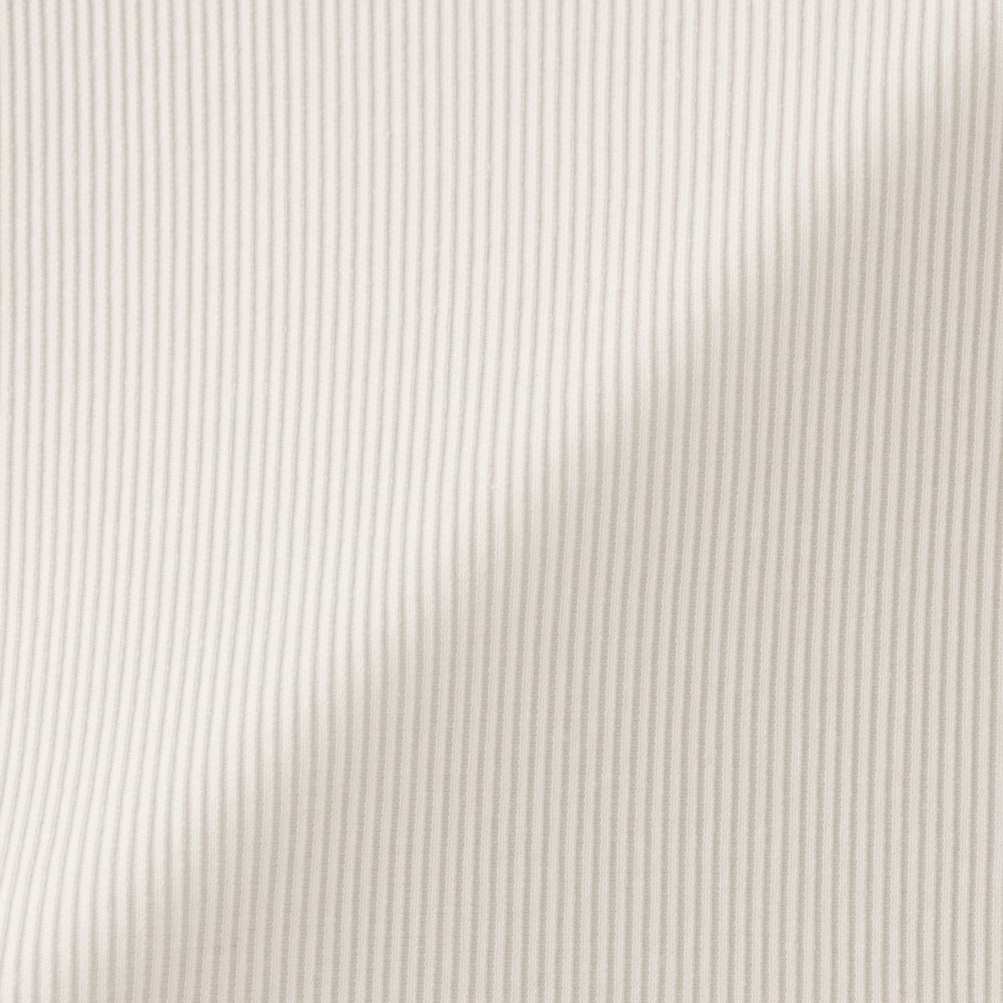 婦人　なめらかリブ編みクルーネック長袖Ｔシャツ